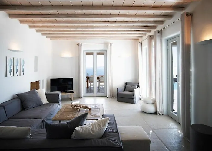 Βίλα Houlakia Azure Mykonos Sea Views Private Pool Near Mykonos Town Φανάρι