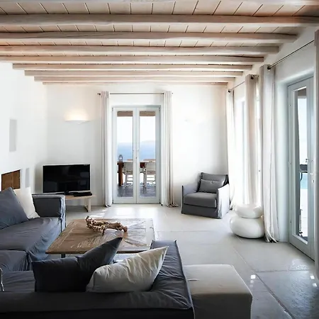 Exquisite Mykonos Ammos 4 Bedroom Private Pool Sea View Houlakia Villa