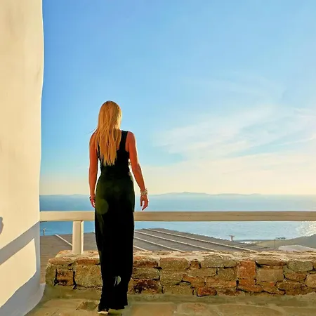 Houlakia Azure Mykonos Sea Views Private Pool Near Mykonos Town וילה *