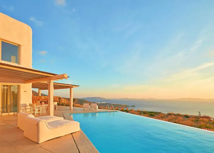 Houlakia Azure Mykonos Sea Views Private Pool Near Mykonos Town * Fanari (Mykonos)