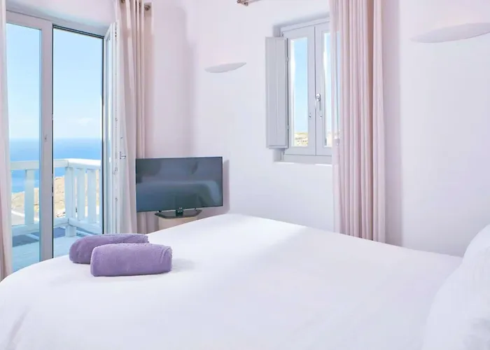 Houlakia Azure Mykonos Sea Views Private Pool Near Mykonos Town *