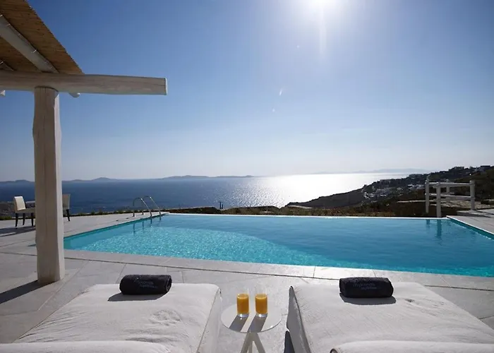Villa Houlakia Azure Mykonos Sea Views Private Pool Near Mykonos Town