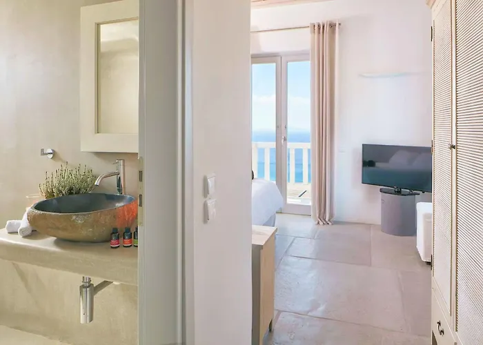 Houlakia Azure Mykonos Sea Views Private Pool Near Mykonos Town Vila